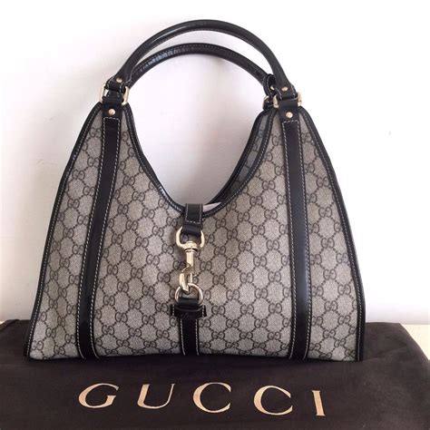 black designer bag gucci|authentic Gucci shoulder bag.